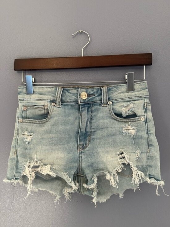 Pants - Festival Distressed Denim Cut-Offs High Rise